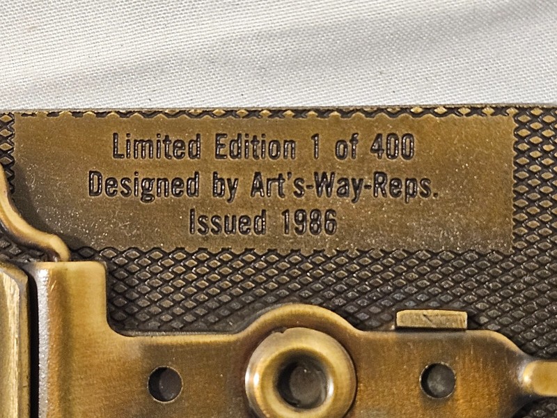 NEW ARTS-WAY REP 1986 FINISH MOWER LIMITED COLLECTORS BELT BUCKLE gallery