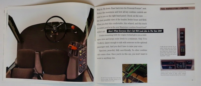 JOHN DEERE 1992 Maximizer Combines Brochure Mint Condition gallery