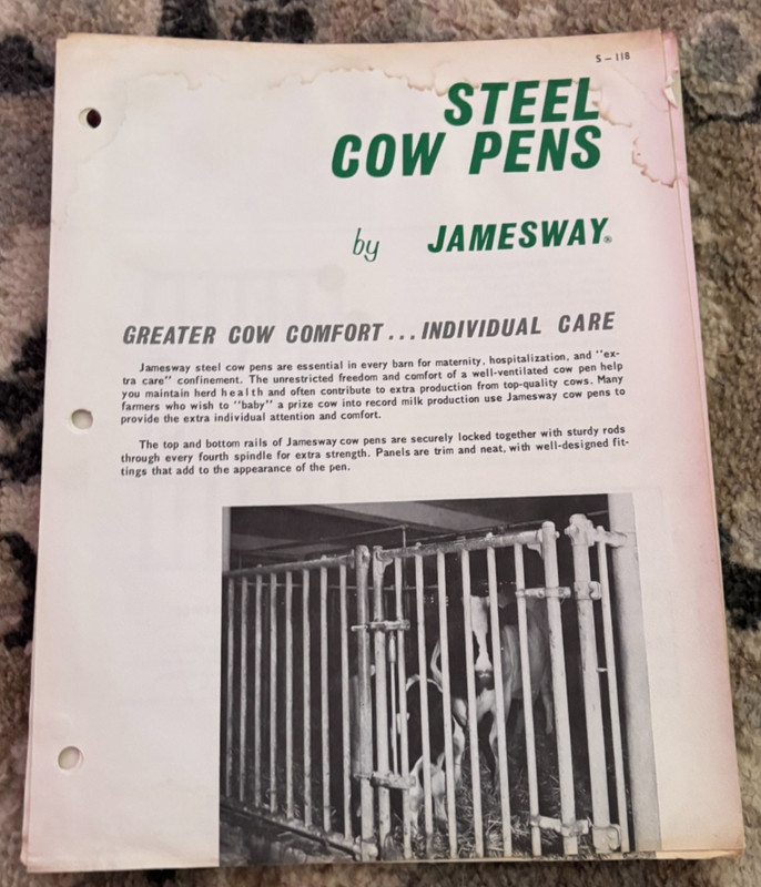 Jamesway Cow Pens Brochure AMIL25