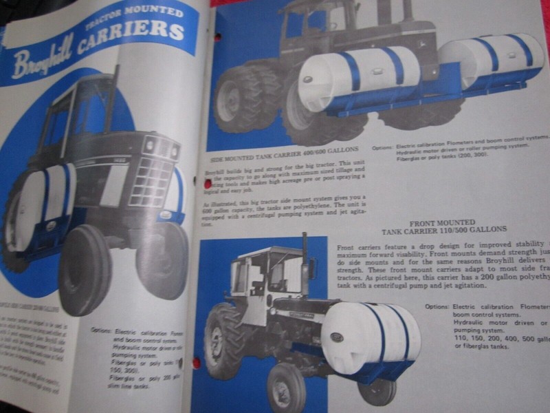 1977 BROYHILL SPRAYING & LIQUID APPLICATION EQUIPMENT 24 PAGE BROCHURE gallery