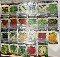 1638 – 23 Original Card Seed Co 1920s Vegetable Seed Pack Collection Packs NOS