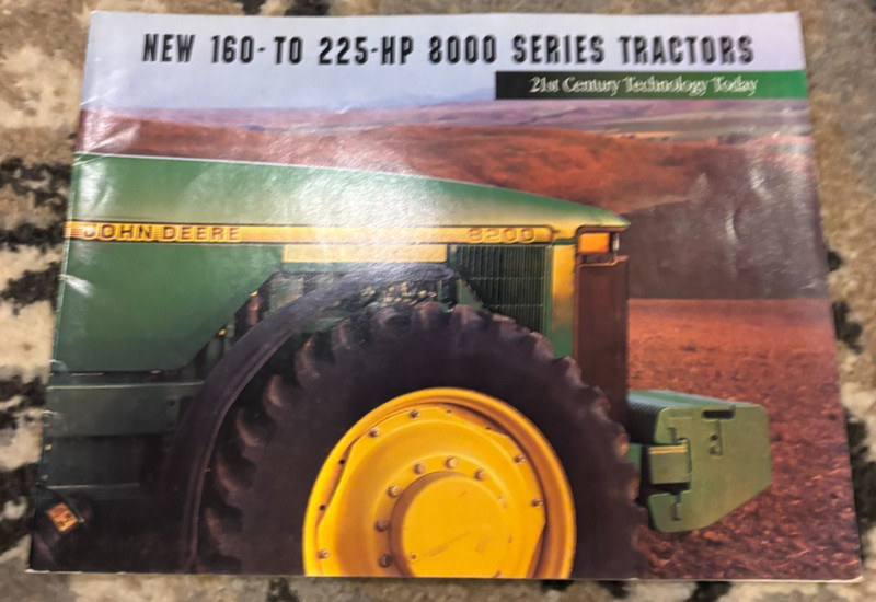 John Deere 8100 8200 8300 8400 Tractor For 1994 Brochure AMIL26