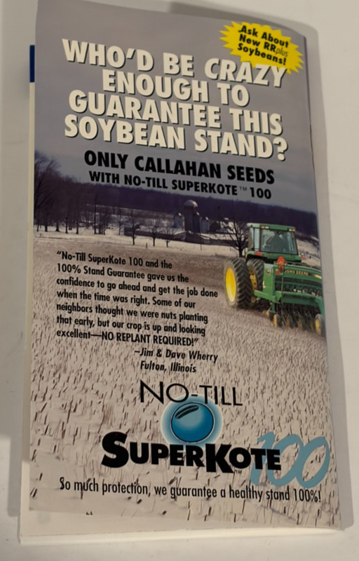 Pocket Seed Guide 1997-1998 Callahan Seeds Corn Soybean Hybrid Dealer Agronomy gallery