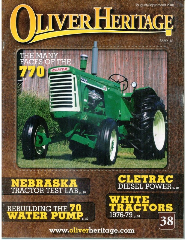 WHITE Farm Tractors 1976-1979, Oliver 70 Water Pump Rebuild information