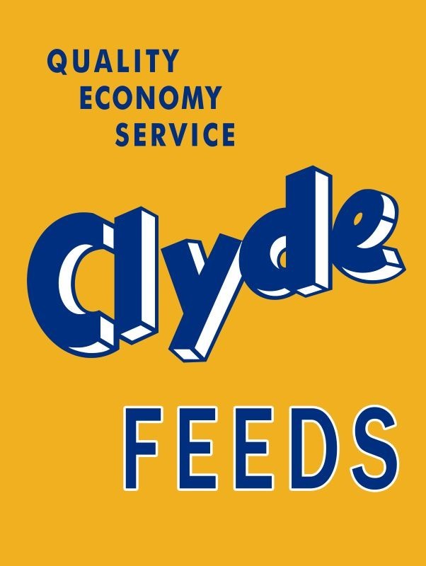 Clyde Animal Feeds – Quality, Economy, Service NEW METAL SIGN: 9×12″ Ships Free