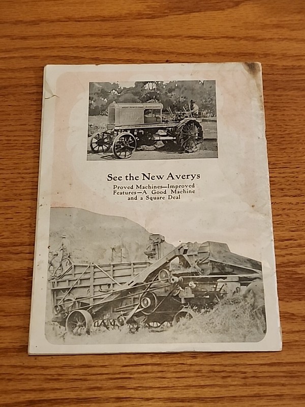 Avery Power Farming Threshing And Road Machinery Peoria IL Catalog Original gallery