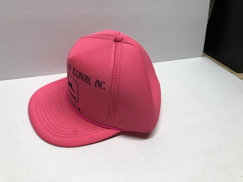 Martin Equipment of Illinois PINK John Deere hat; Vintage; Foam; Goodfield, IL gallery