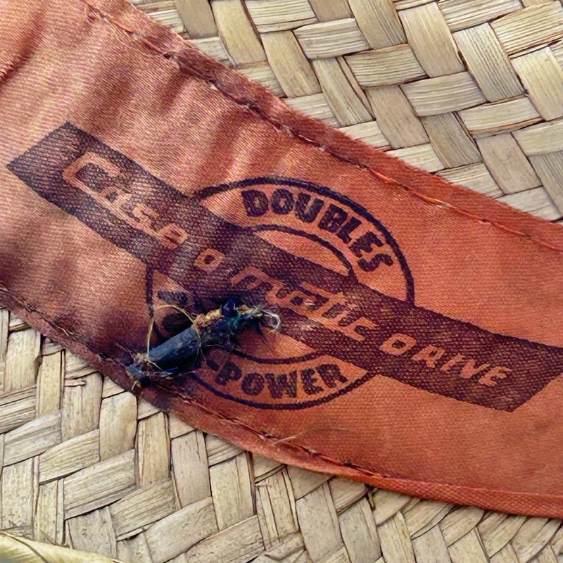 Vintage 1950s - 1960s Case Tractor Case O Matic Straw Fedora - Small gallery
