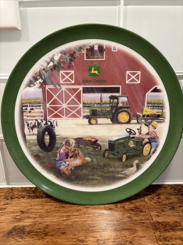 Vintage Gibson John Deere 8inch Kids Plate