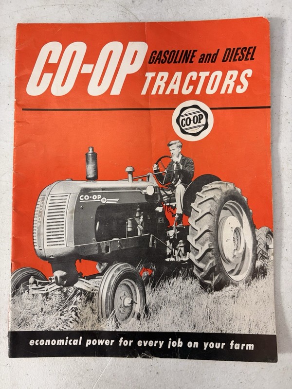 Original 1950’s Coop Tractors Advertising Sales Catalog