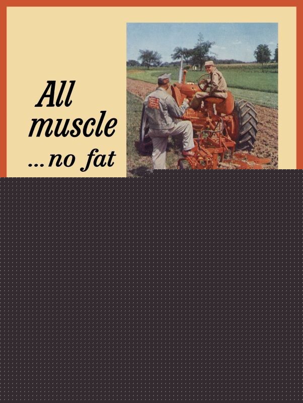 1956 Allis Chalmers WD-45 Tractor, All Muscle NEW METAL SIGN: 9 x 12″ Ships Free