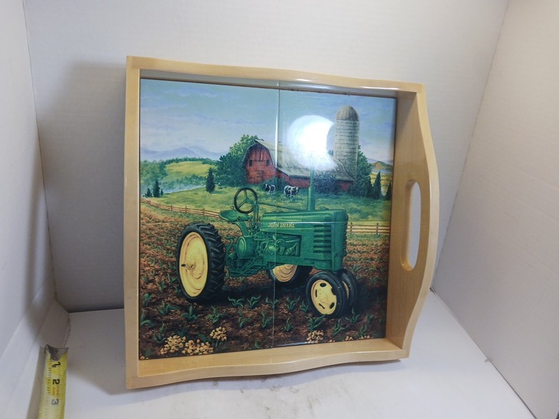 Beautiful John Deere Wooden Tray gallery