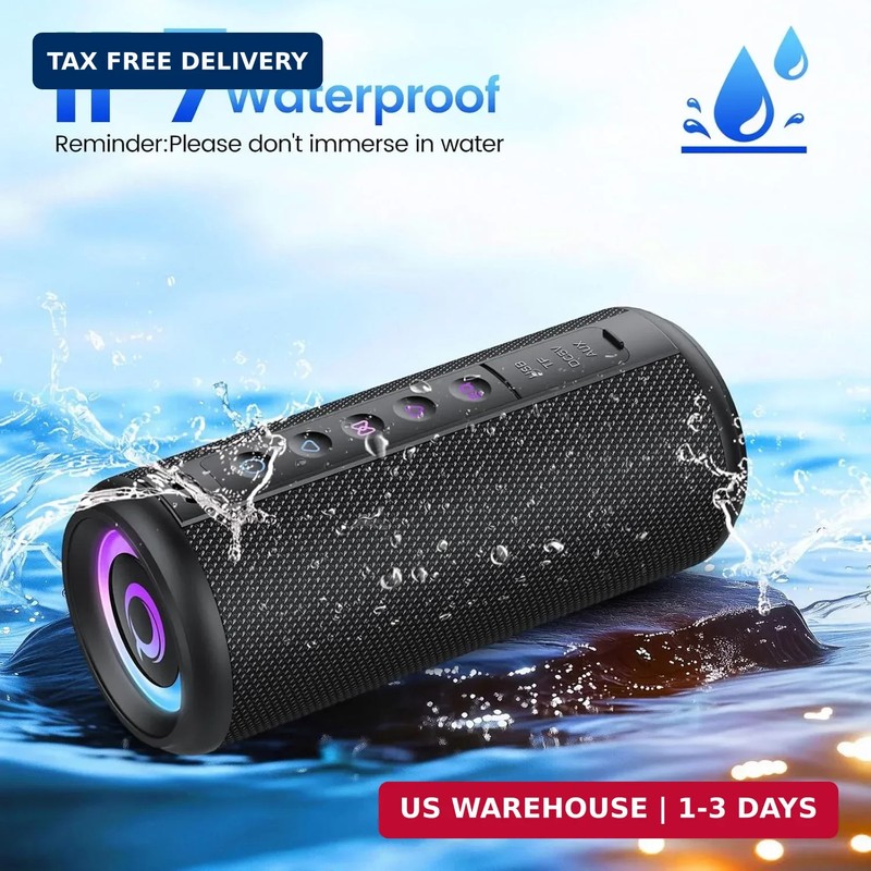 Portable Bluetooth Speaker, 2026 Bluetooth 5.4 Wireless Speaker with 20W HD Loud gallery