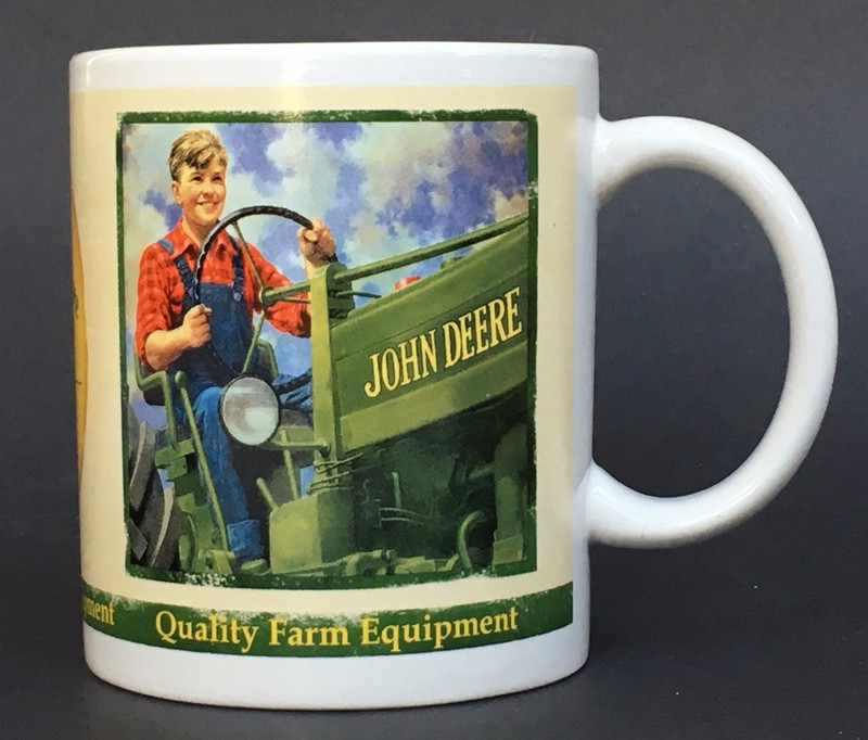 John Deere Tractor Mug Licensed 2005 Collector Series Farm Equipment Moline Cup