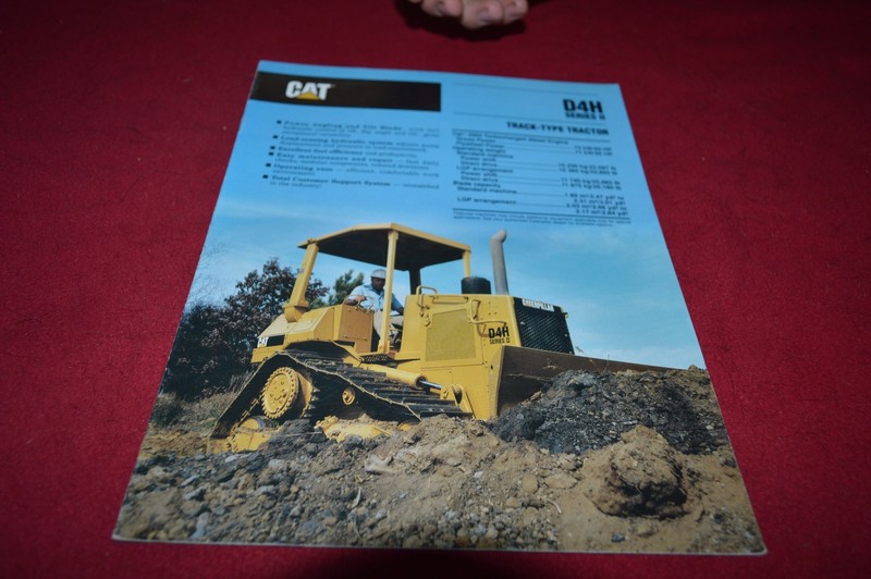 Caterpillar D4H Series II Crawler Dozer Dealer’s Brochure DCPA4 ver4