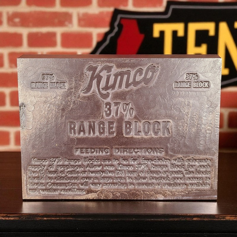 Kimco 37% Range Block Bag Printing Plate Adverting 10 1/2″ x 7 1/2″