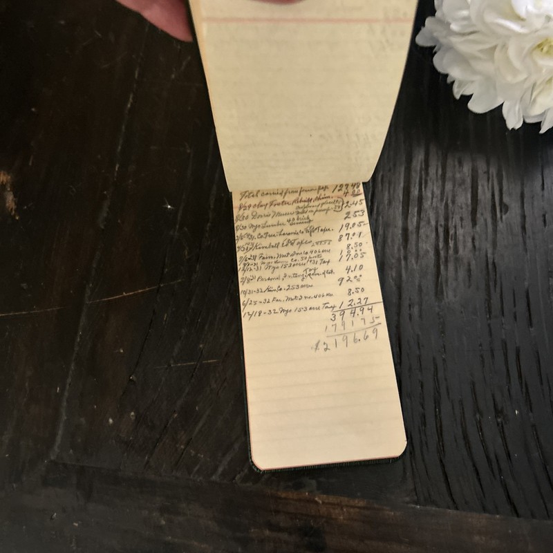1928-1930 John Clay & Co. Live Stock Commission Memo Pocket Note Ledger Book gallery
