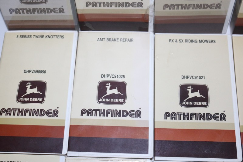 25 vintage John Deere tractor related PATHFINDER vhs cassette tapes w/ 13 sealed gallery