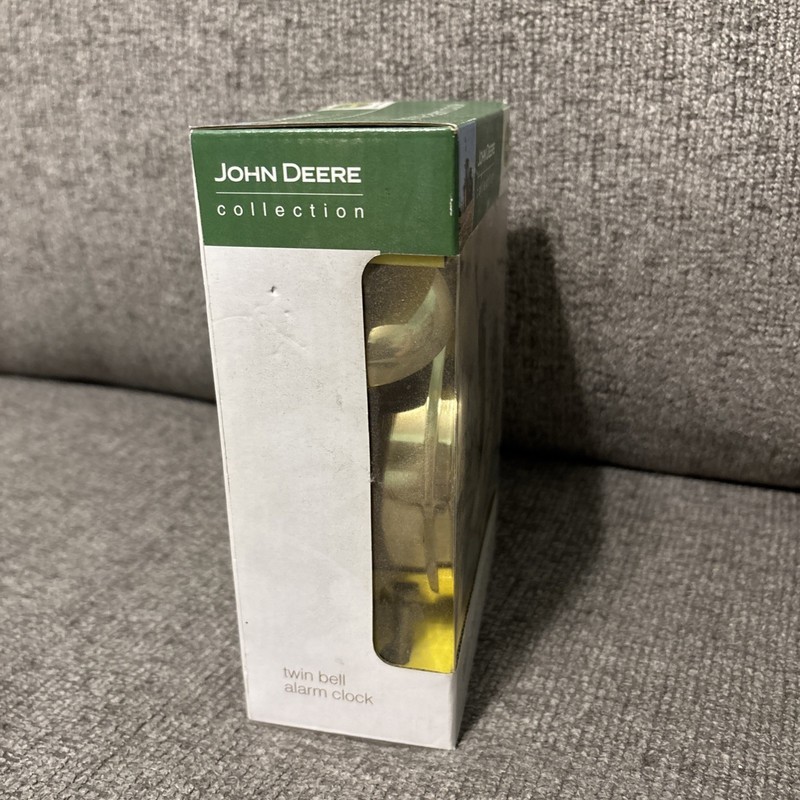 Key John Deere Gold/Green Quality Farm Equipment Twin Bell Alarm Clock gallery