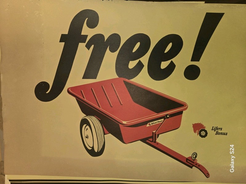 RARE LOT OF WHEEL HORSE POSTERS NOS WITH SOME AGE RELATED WEAR SEE ALL PICTURES! gallery