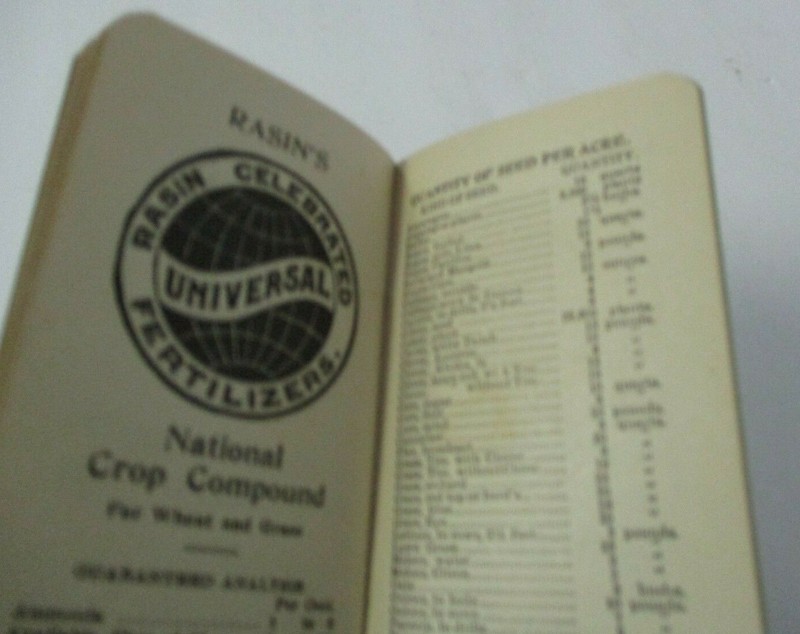 RAISIN-MONUMENTAL CO. Fertilizers Advertising Notebook 1914-1915 gallery