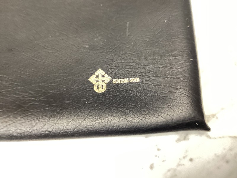 Vintage Central Soya Promotional Pouch Folder Black Gold Agriculture Seed Feed gallery