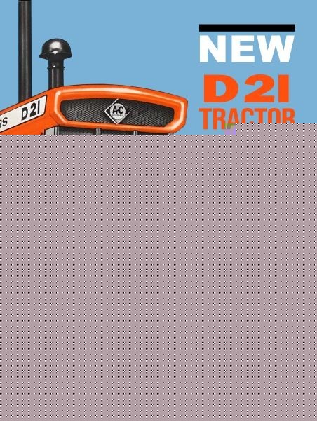 Allis Chalmers D21 Tractor Introduction NEW METAL SIGN: 9×12″ Ships Free