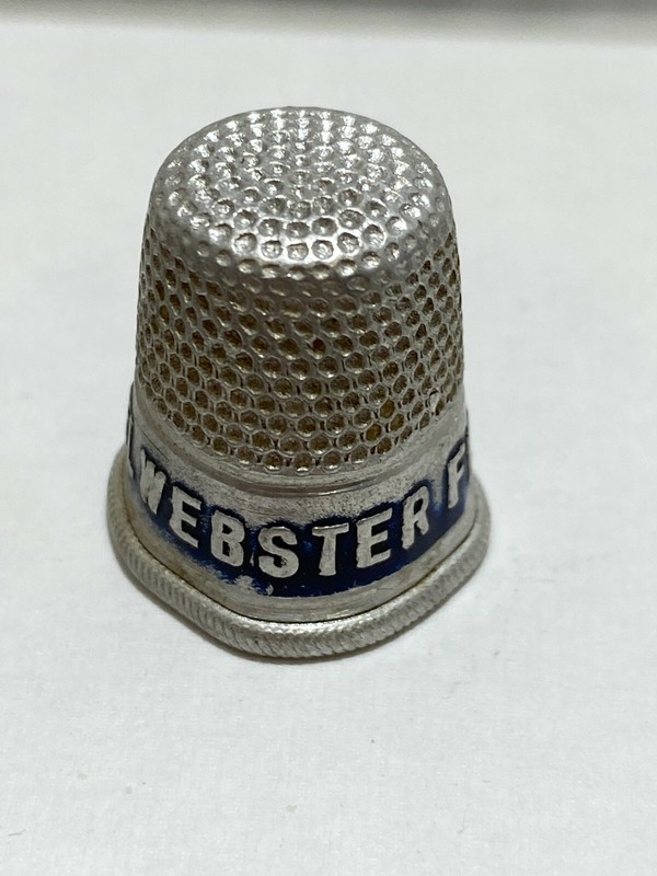 Vtg Daniel Webster Flour Metal Aluminum Sewing Thimble Specialty Advertising gallery