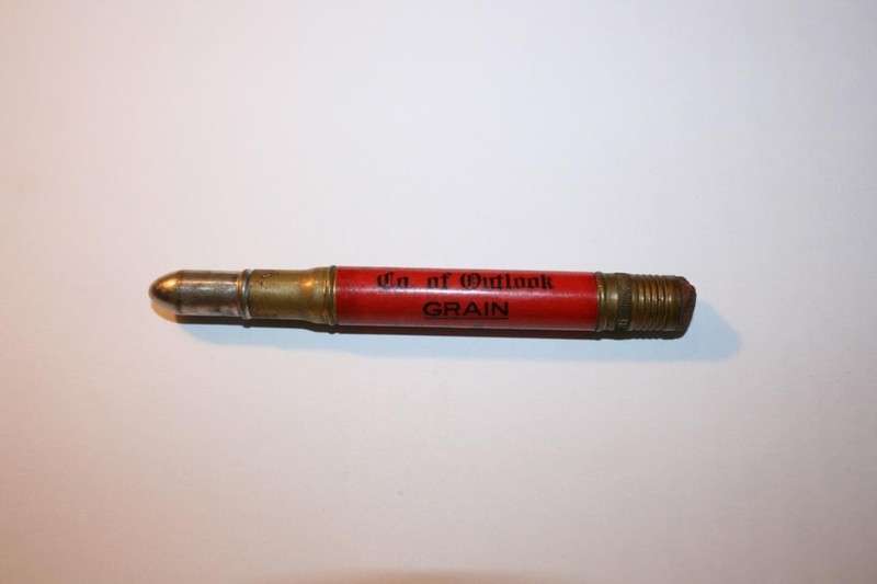 Early 1920's - 30's FARMERS ELEVATOR / OUTLOOK MONTANA Advertising Bullet pencil gallery
