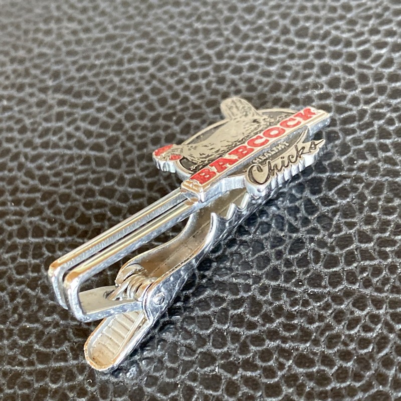 Babcock Healthy Chicks Tie Clip Vtg 70’s Hen Chicken Egg Breed Advertising Promo gallery