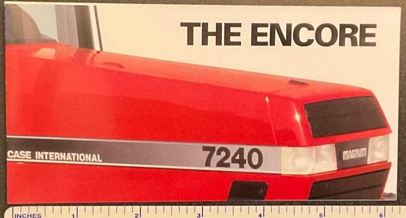 CASE-IH 7200 Magnum Brochure Literature Fold-out Form AE-049103. 1993. ORIGINAL