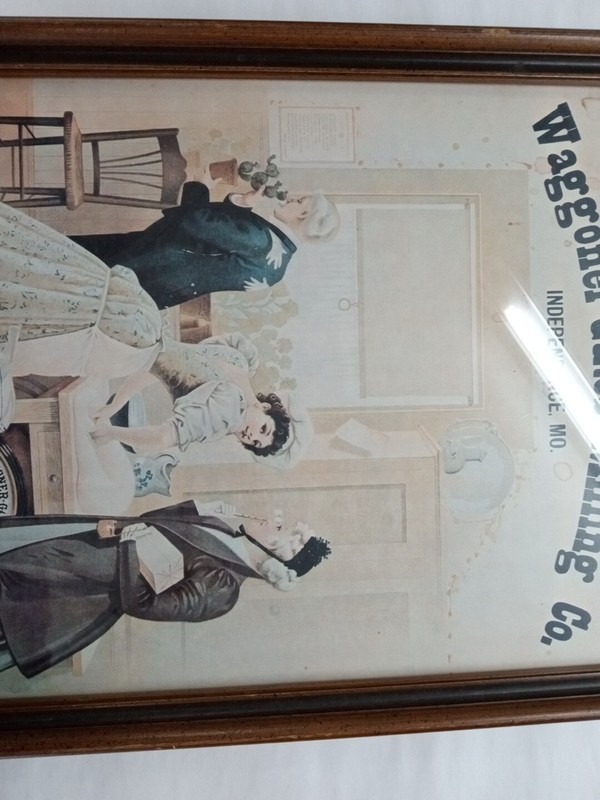 Vintage Framed Waggoner-Gates Milling Co. Advertisement Independence, MO gallery