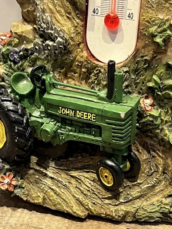 Vintage John Deere Tractors Thermometer 3D Resin Farm Decor Barn VTG (Read) gallery