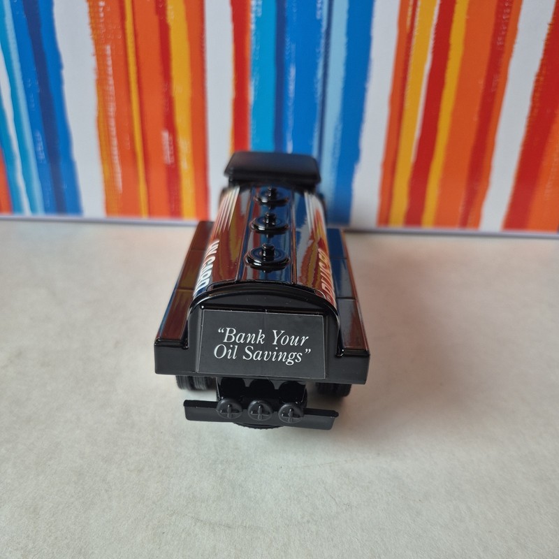 Ertl John Deere Hy Gard Tanker Truck Bank original box black in color with key gallery