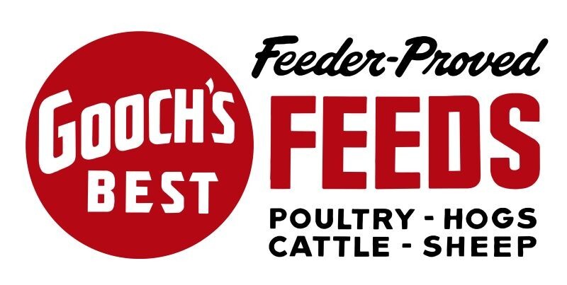 Gooch’s Best Animal Feeds NEW Sign 24×48″ USA STEEL – DOUBLE SIDED