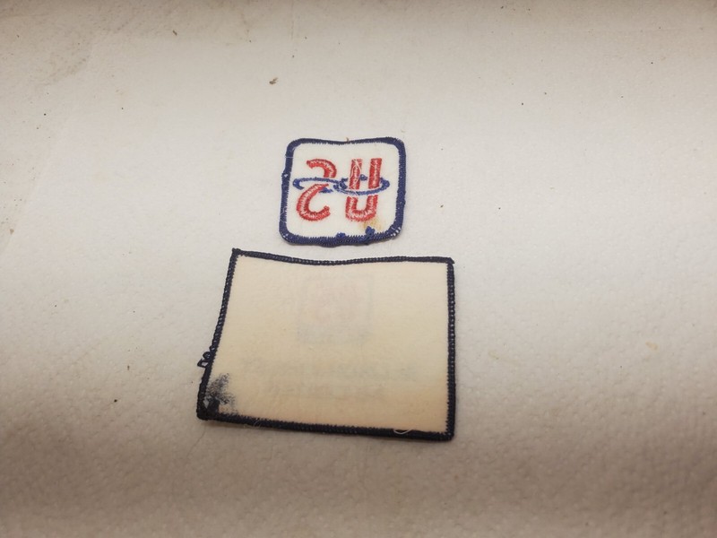2 cloth patches US feeds Allison kesley ag center iowa livestock farm gallery