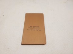 Date planner book ron & Wayne pioneer Peterson seeds Jesup iowa 1982-83 corn