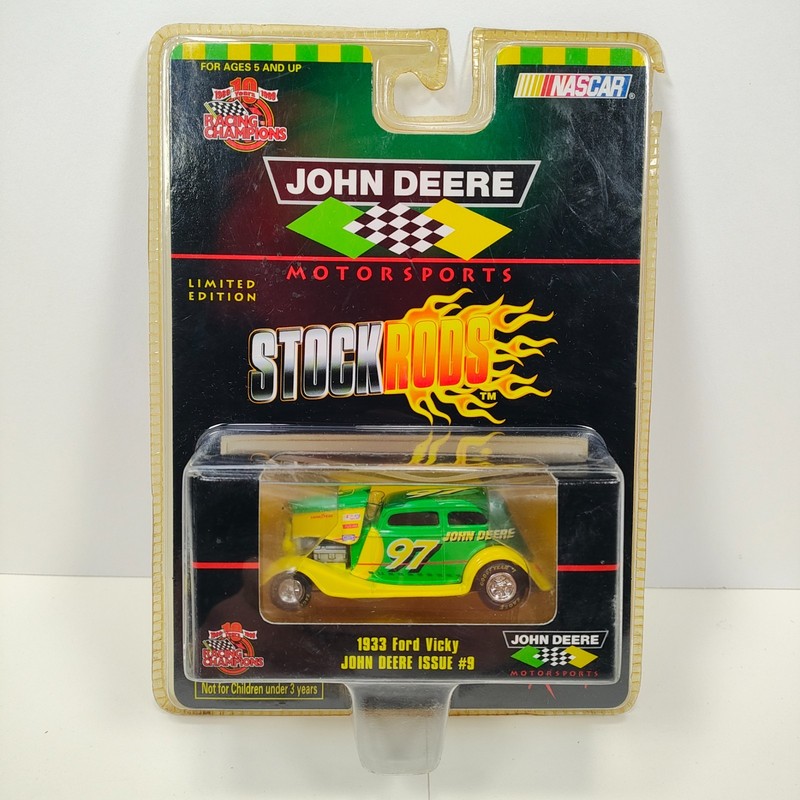 1933 Ford Vicky John Deere Issue #9 die-cast toy car.