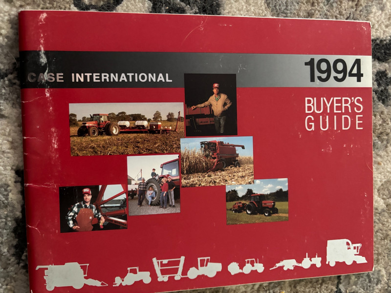 Case International Buyers Guide For 1994 Brochure AMIL26