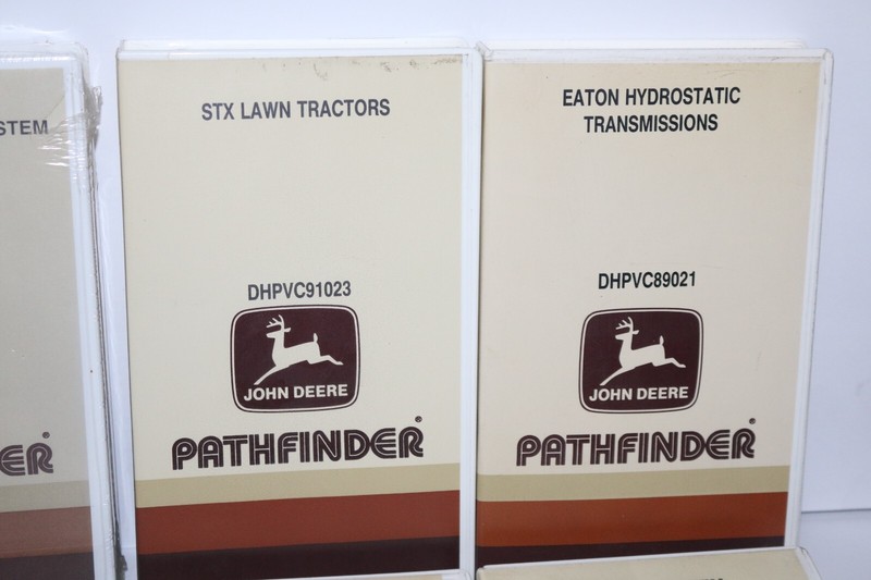 25 vintage John Deere tractor related PATHFINDER vhs cassette tapes w/ 13 sealed gallery