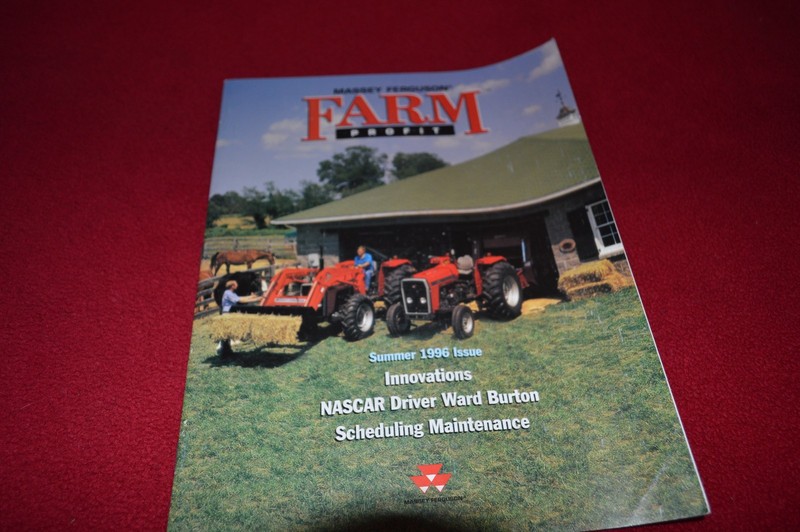 Massey Ferguson Farm Profit Summer 1996 Dealer Magazine Dealers Brochure AMIL4