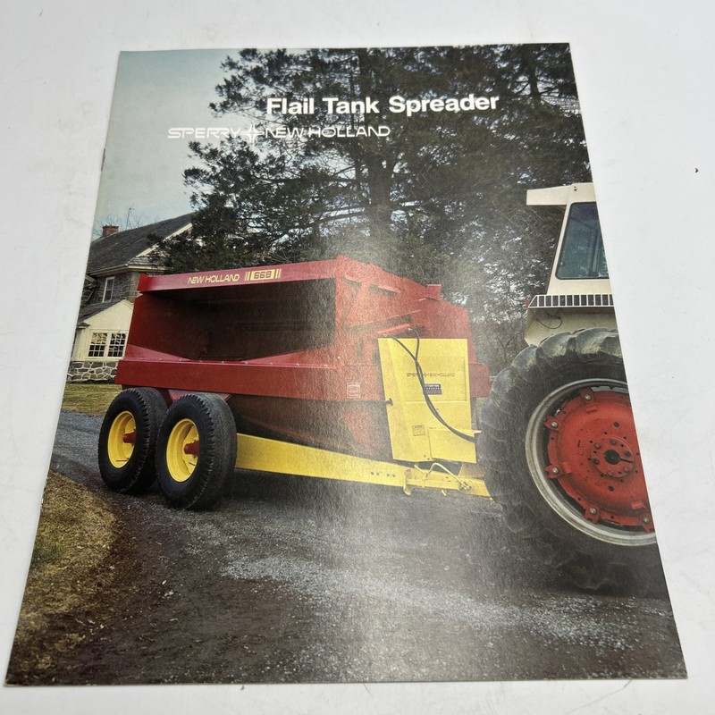 Farm Equipment Brochure – New Holland – 663 667 668 Flail Tank Spreader