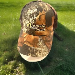 Augusta Seed (Agricultural) Camo Mesh Strapback Hat *NEW