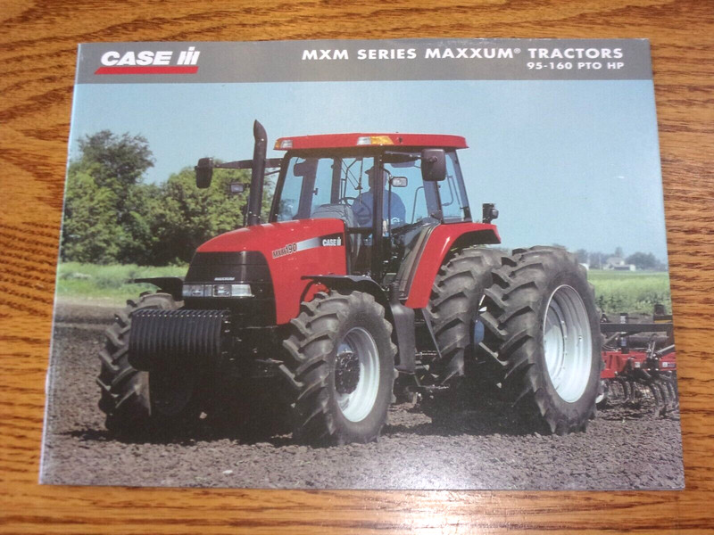 2004 CASE IH MXM SERIES MAXXUM TRACTORS 95-160 PTO HP Brochure Catalog Pamphlet