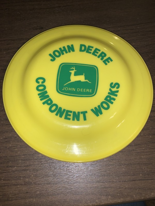 John Deere Component Works Frisbee Ad Waterloo Iowa Ag Farm