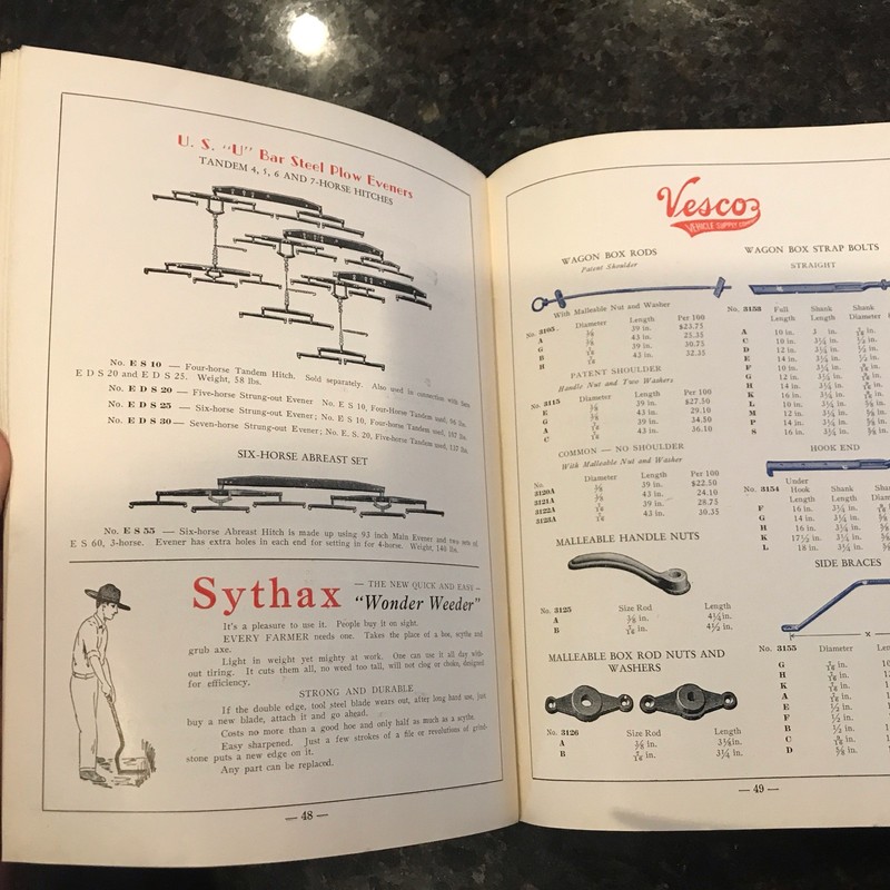 1946 Catalog Vesco Vehicle Supply Co Cairo IL With price sheet gallery