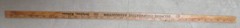Vintage Advertising Wooden Yard Stick COOP DELPHOS COOPERATIVE ASSOCIATION KS