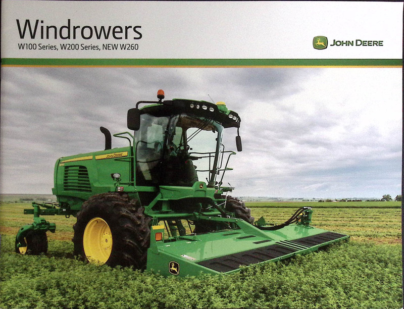 John Deere W100, W200, & NEW W260 series Windrowers Brochure