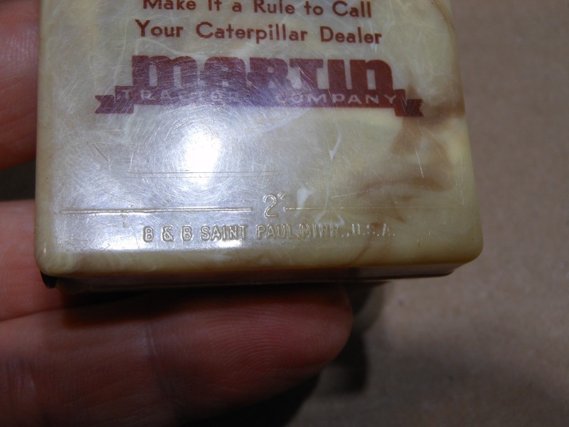 Vintage Martin Tractor Co Caterpillar Dealer Advertising Tape Measure gallery