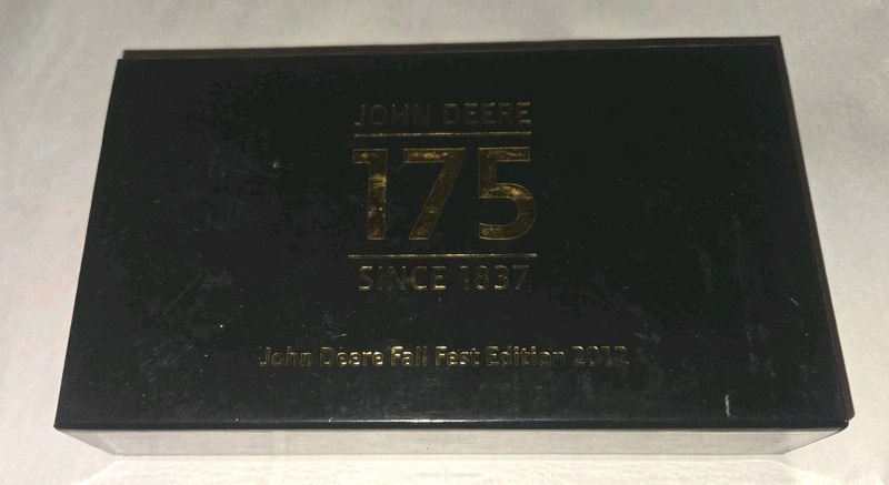 2012 John Deere 175th Anniversary Belt Buckle 2 Tokens Waterloo Iowa